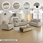 California NXT 2-Seater Fabric Sofa with 2 Cushions