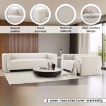 Caylor 3-Seater Fabric Sofa