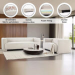 Caylor 3-Seater Fabric Sofa