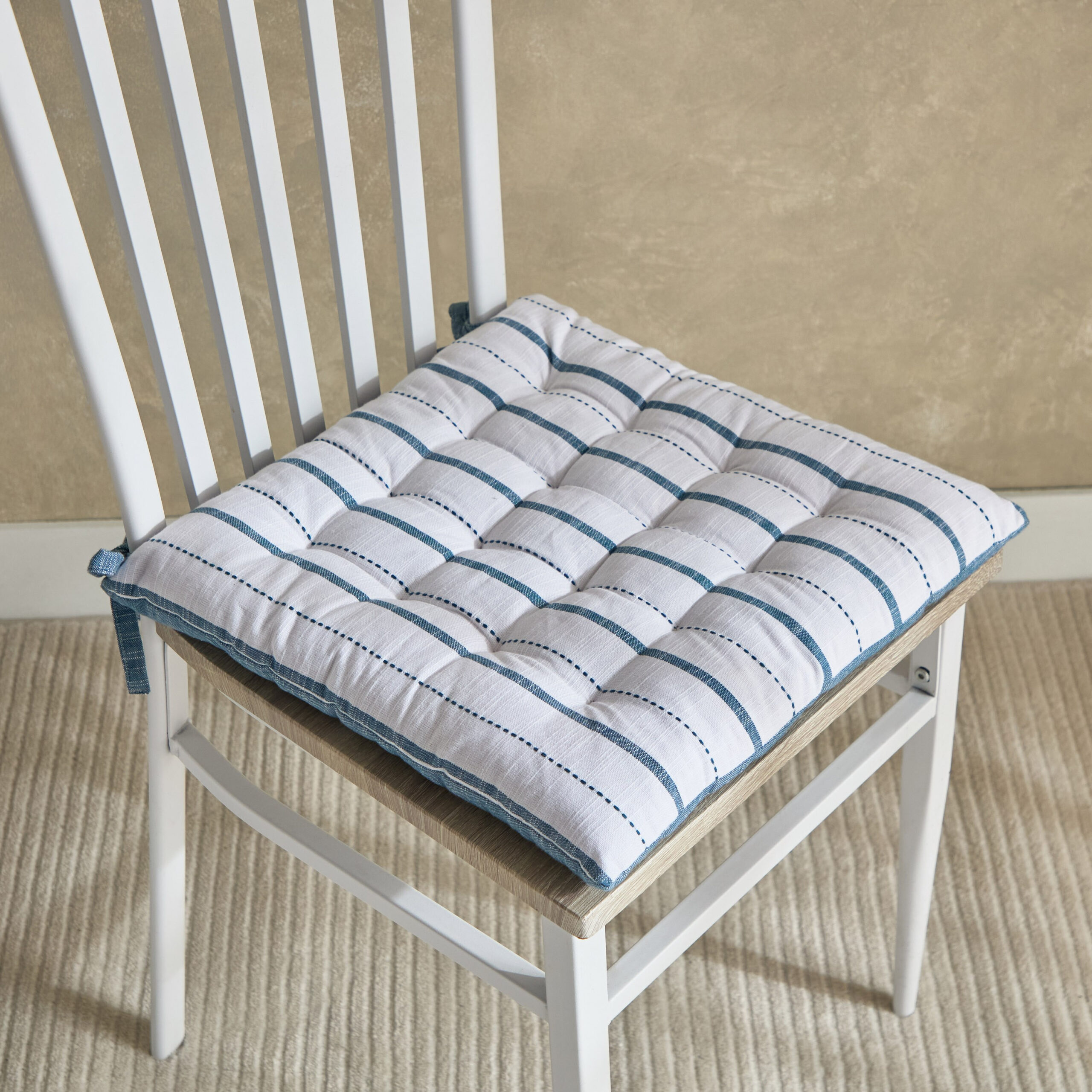 Harley Azure Chair Pad - 40x40 cm