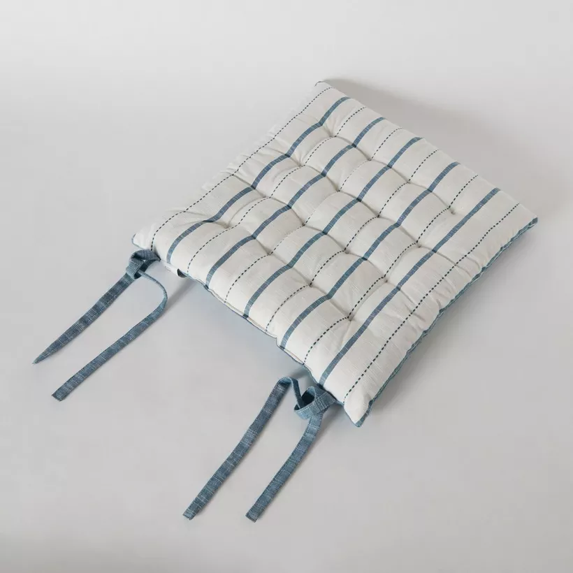 Harley Azure Chair Pad - 40x40 cm - Image 2