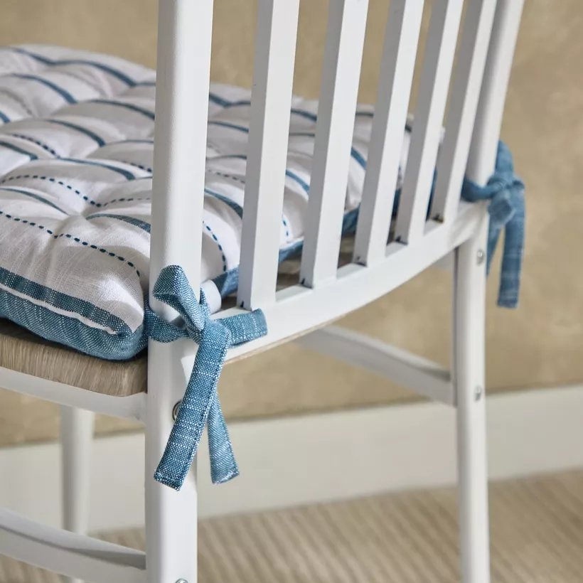 Harley Azure Chair Pad - 40x40 cm - Image 4