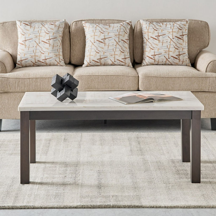 Orlando Genuine Marble Top Coffee Table - Image 3