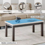Orlando Genuine Marble Top Coffee Table