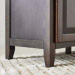 Orlando 3-Door Genuine Marble Top Sideboard with 3 Drawers