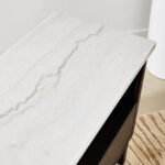 Orlando 1.6 Metre High TV Unit with Genuine Marble Top for TVs up to 70 inches