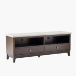 Orlando 1.6 Metre High TV Unit with Genuine Marble Top for TVs up to 70 inches