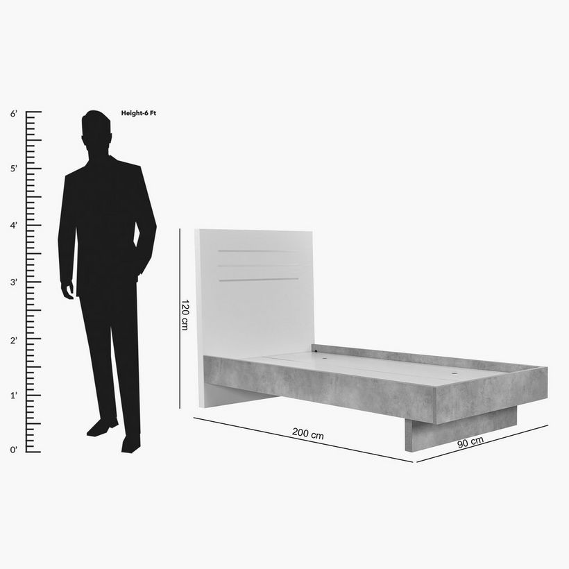 Patara Single Bed - 90x200 cm - Image 2