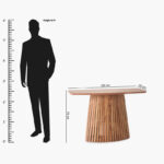 Cavon Dolce Solid Wood Console Table