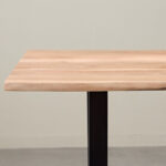 Vendra Costa 6-Seater Live Edge Solid Wood Top Dining Table