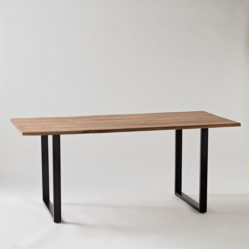 Vendra Costa 6-Seater Live Edge Solid Wood Top Dining Table - Image 10