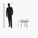Vendra Corwin Live Edge Solid Wood Top End Table
