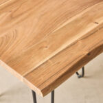 Vendra Corwin Live Edge Solid Wood Top End Table