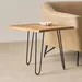 Vendra Corwin Live Edge Solid Wood Top End Table - Image 12