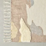 Aizel Cloudia Cotton Overtufted Dhurrie - 80x150 cm