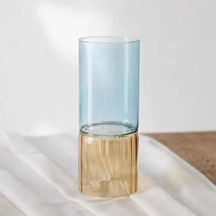 Reva Glass Vase - 10x10x25 cm - Image 3