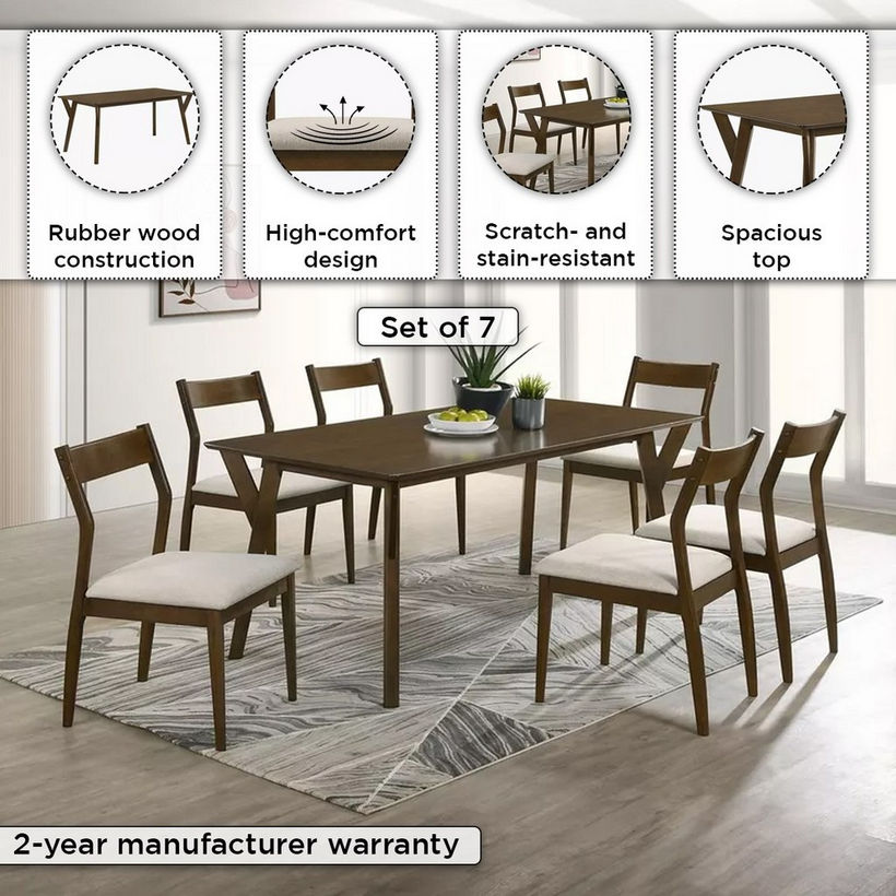 Ana 6-Seater Dining Table Set - Image 5