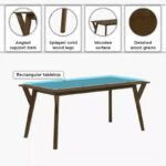 Ana 6-Seater Dining Table Set