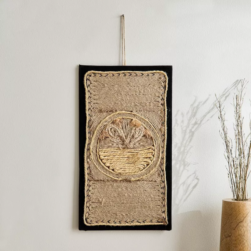 Enzo Wall Decor with Jute and Shell - 40x23 cm - Image 3