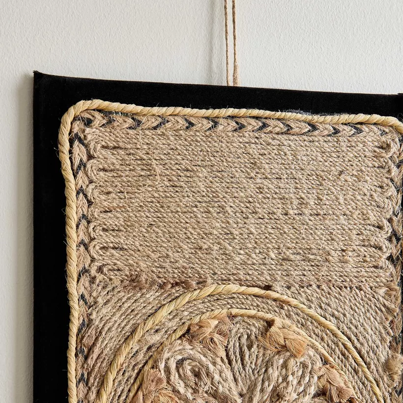 Enzo Wall Decor with Jute and Shell - 40x23 cm - Image 4