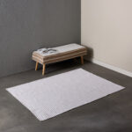 Allan Snow Recycled Cotton Dhurrie - 120x180 cm