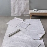 Allan Snow Recycled Cotton Dhurrie - 120x180 cm