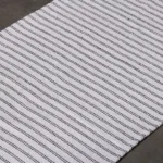 Allan Snow Recycled Cotton Dhurrie - 50x80 cm