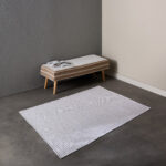 Allan Snow Recycled Cotton Dhurrie - 155x220 cm