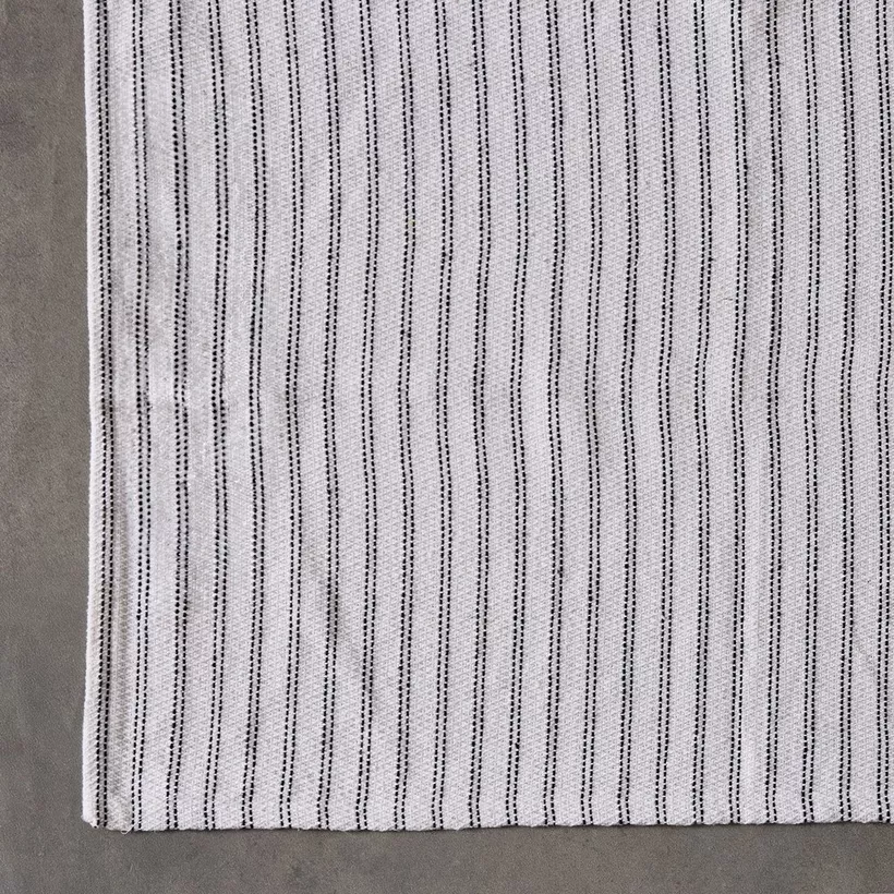 Allan Snow Recycled Cotton Dhurrie - 60x180 cm - Image 3