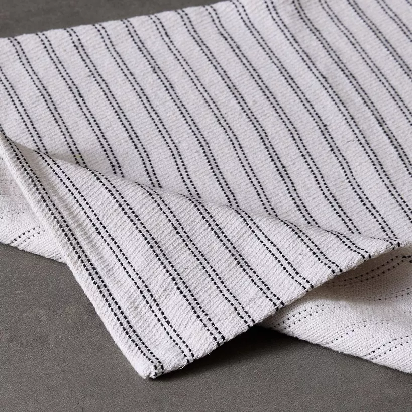 Allan Snow Recycled Cotton Dhurrie - 60x180 cm - Image 5