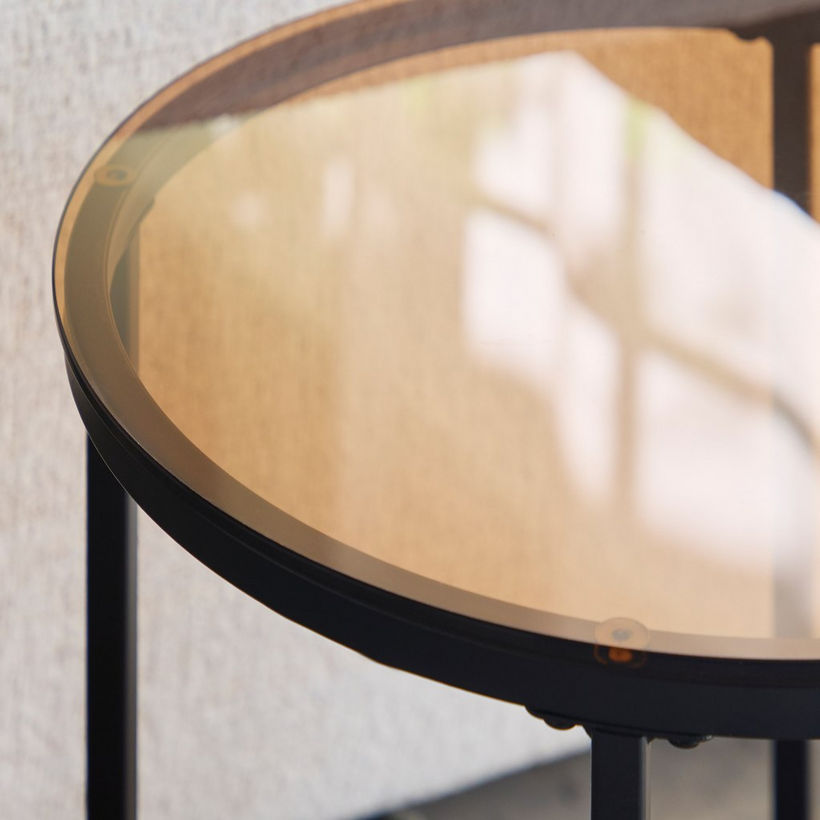 Arc Glass Top End Table - Image 4
