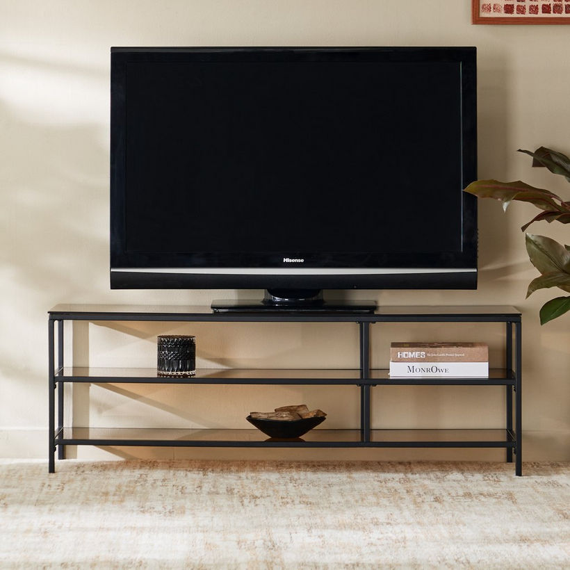 Arc 1.3 Metre Glass Top TV Unit for TVs up to 55 inches - Image 3