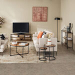 Arc 1.3 Metre Glass Top TV Unit for TVs up to 55 inches