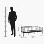 Vanilla Isabella Single Day Bed - 90x200 cm