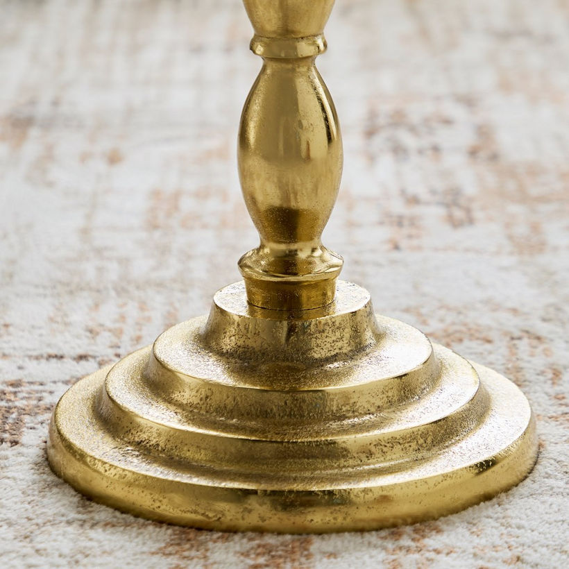 Cavon Peahen Genuine Marble Top Accent Table - Image 7