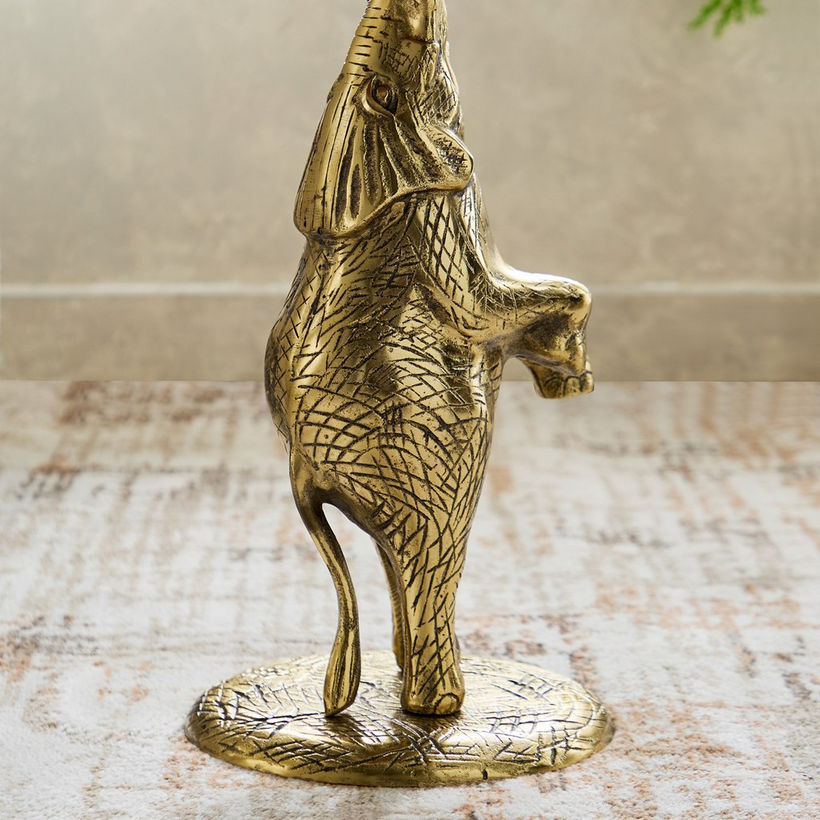 Cavon Gaj Genuine Marble Top Side Table - Image 7