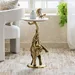 Cavon Gaj Genuine Marble Top Side Table - Image 10
