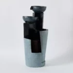 Adele Pot Outdoor Fountain with LED - 32.5x32x78.5 cm