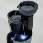 Adele Pot Outdoor Fountain with LED - 32.5x32x78.5 cm