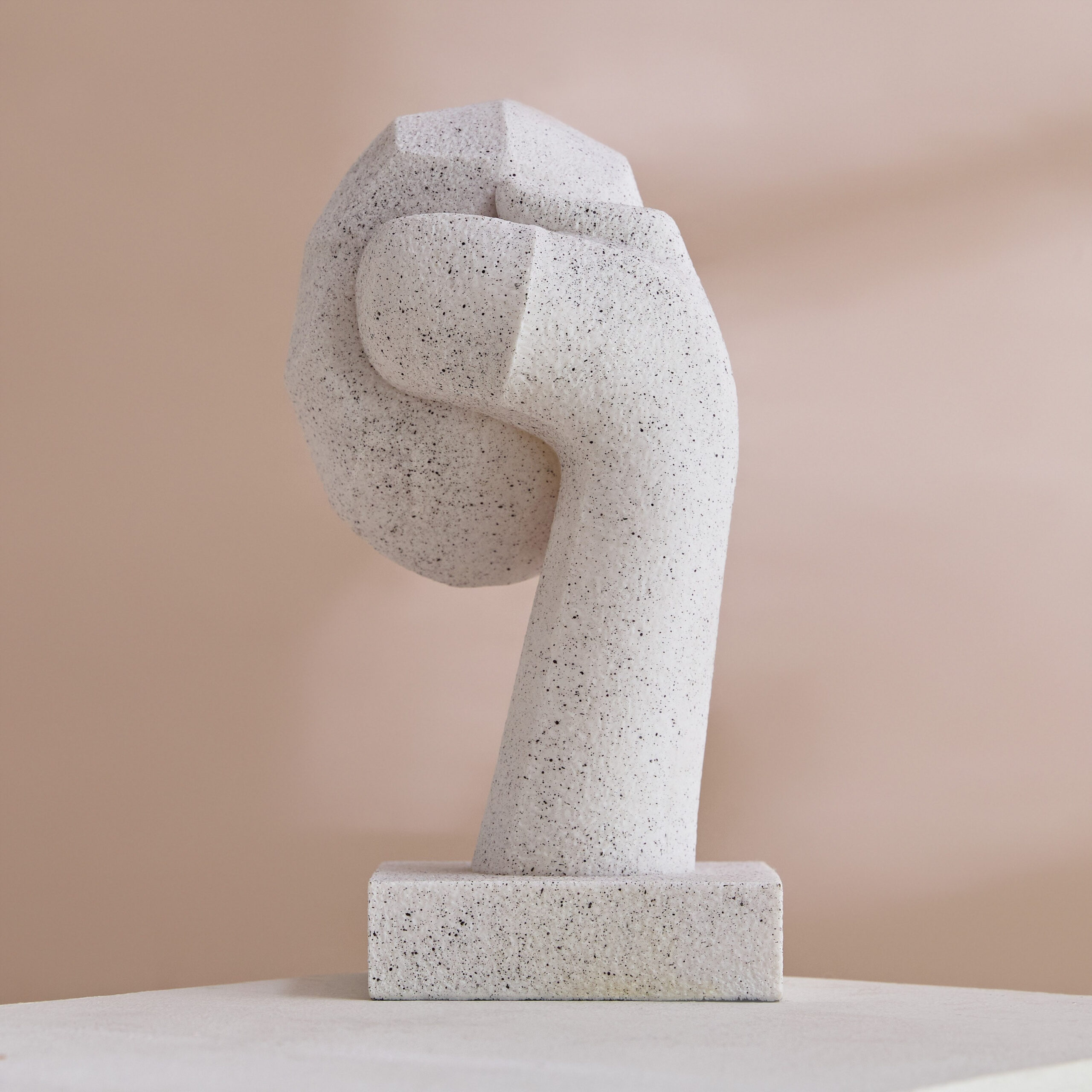 Verdant Polyresin Face Accent in Sand Finish Resin Mask - 14.3x10.7x26 cm