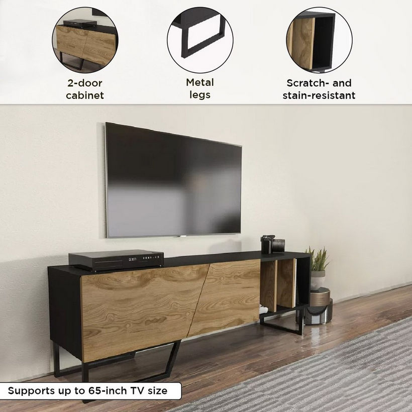 Modulix Lark 1.5 Metre TV Unit for TVs up to 65 inches - Image 7