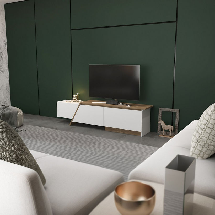 Modulix Fuse 1.8 Metre TV Unit for TVs up to 75 inches - Image 5