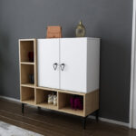 Modulix Ohio 2-Door Multipurpose/Shoe Cabinet - 15 Pairs