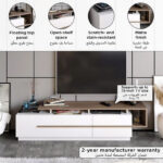 Modulix Ohio 1.8 Metre TV Unit for TVs up to 75 inches
