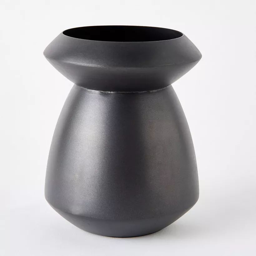 Orbet Aluminum Vase - 13x13x17 cm - Image 2