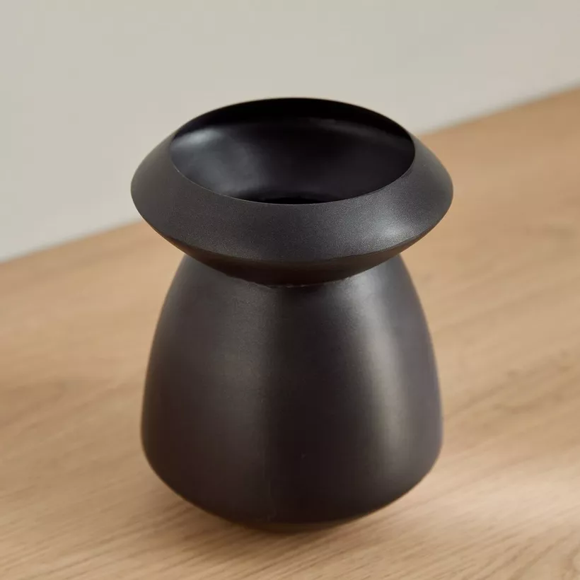 Orbet Aluminum Vase - 13x13x17 cm - Image 3