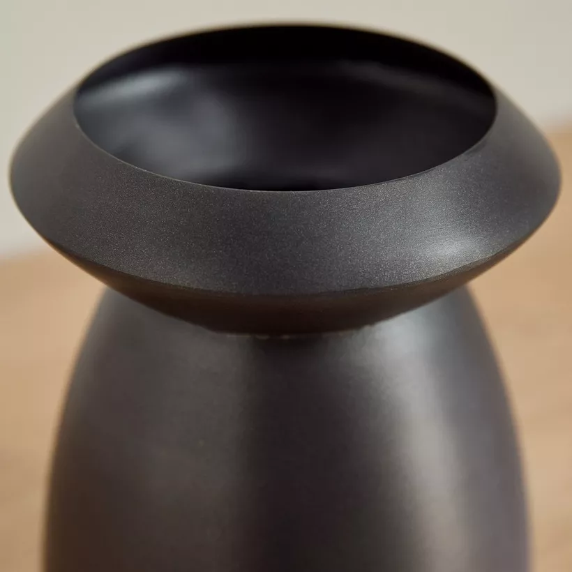 Orbet Aluminum Vase - 13x13x17 cm - Image 4