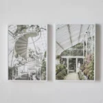 Atrium 2-Piece Wall Decor Set - 21x30 cm