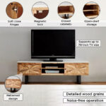 Vendra Florya Genuine Marble Top TV Unit for TVs up to 70 inches