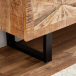 Vendra Florya Genuine Marble Top TV Unit for TVs up to 70 inches